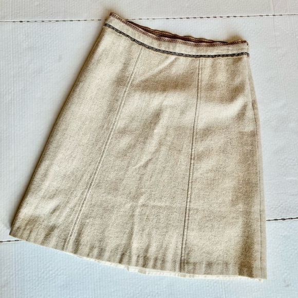 GAP Dresses & Skirts - GAP Knee-Length A-Line Skirt Wool Blend Classic Preppy Campus